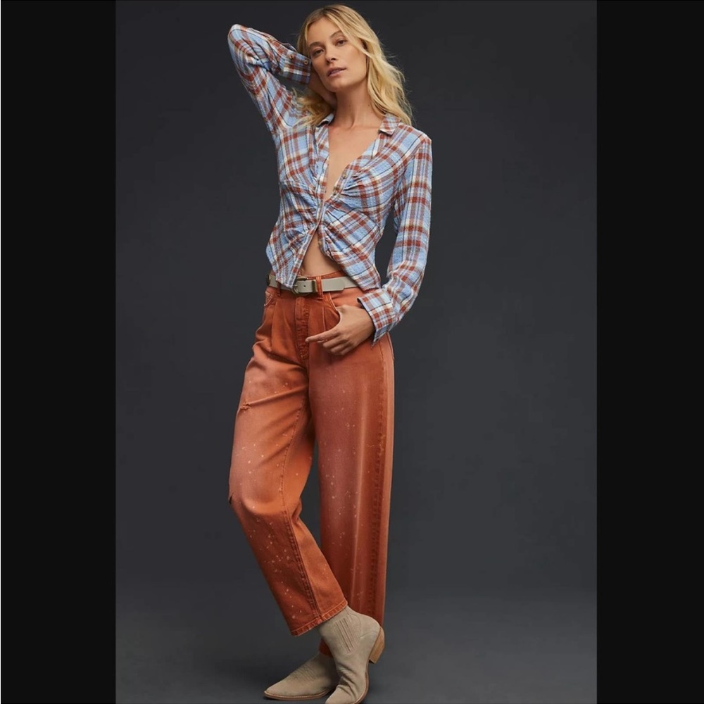 Anthropologie- Pilcro The Breaker relaxed fit pant-size 31
